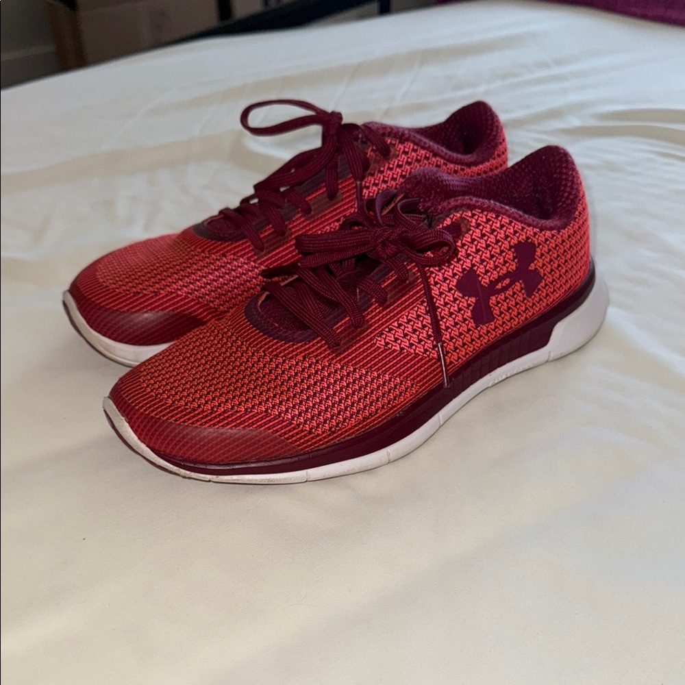 Pink/Red Athletic Sneakers - Picture 2 of 5